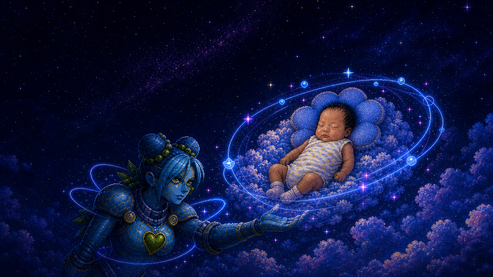 星光环绕 Ora 的星空插图